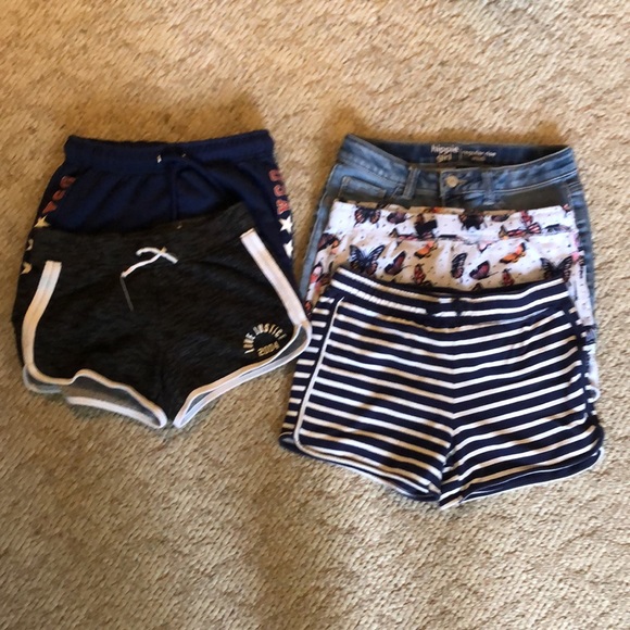 Other - 5 pairs of girls shorts, 4 brands all size 12-14